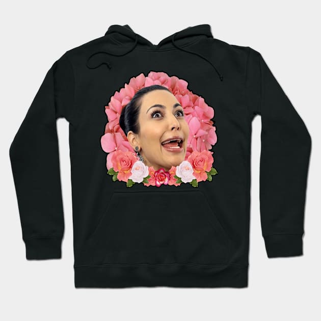 Kim K Floral Hoodie by hunnydoll